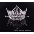 party king hair accessories crystal full round crown tiaras